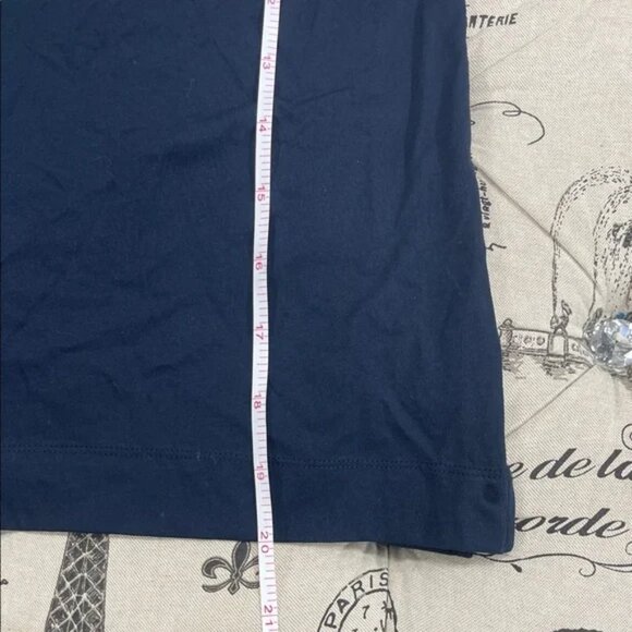 Ralph Lauren Split-Neck 3/4 Sleeve Cotton Tunic Top - Picture 13 of 14